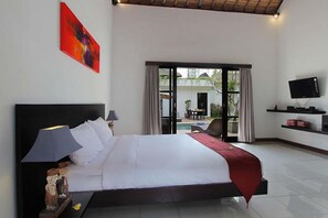 2 bedrooms, in-room safe, iron/ironing board, WiFi - Villa Calypso 800m to Batubelig beach 5mn Seminyak (Batu Belig)
