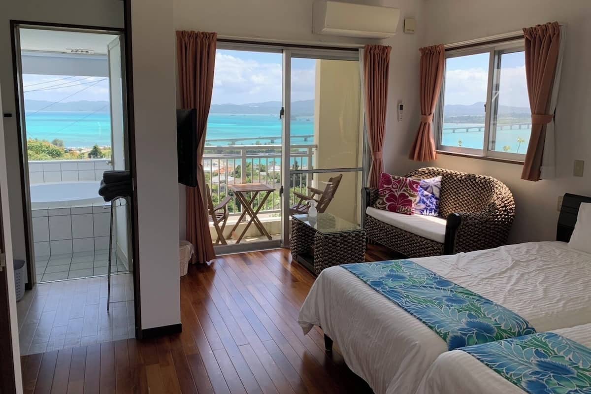 Standard Twin Room, Sea View (203) | Wi-fi percuma