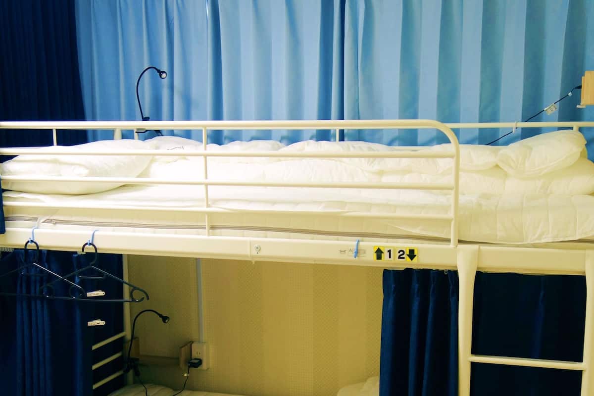 Eenvoudige slaapzaal, 1 eenpersoonsbed, niet-roken, uitzicht op kanaal (Women Only) | Een kluis op de kamer, verduisterende gordijnen, gratis wifi, beddengoed