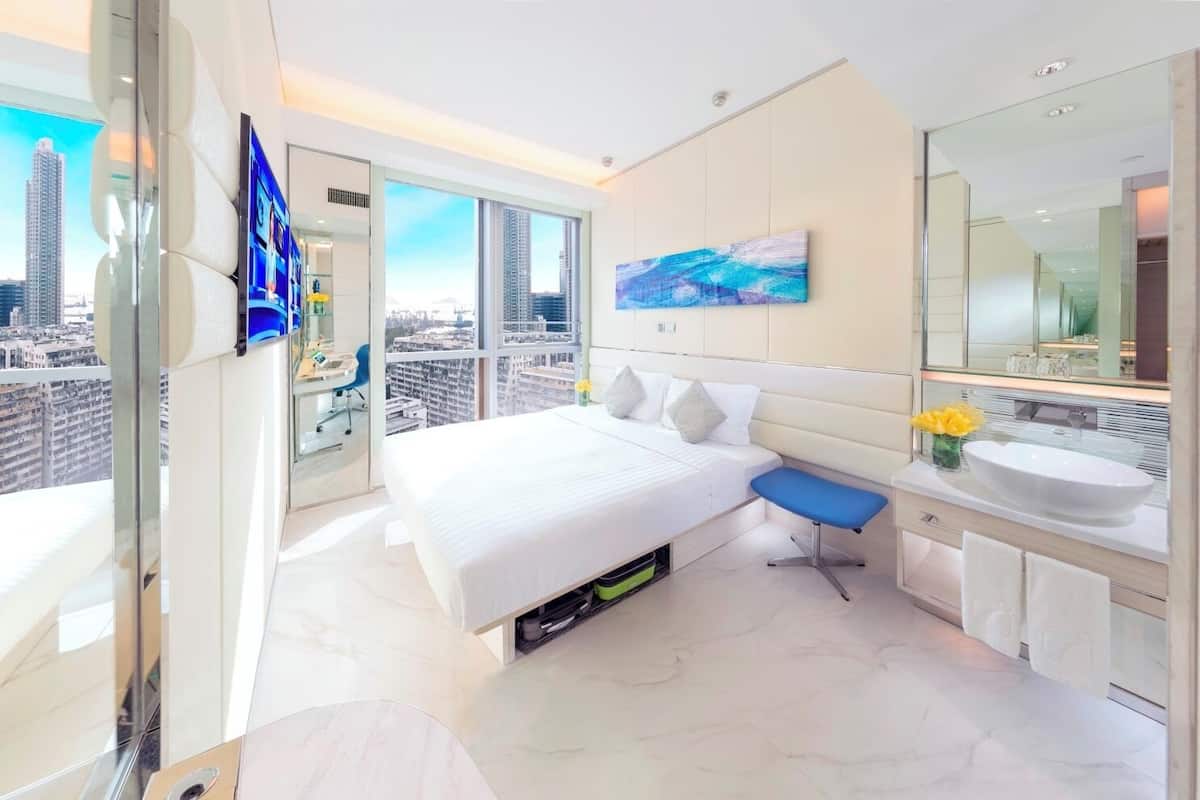 In-room safe, desk, blackout curtains, soundproofing