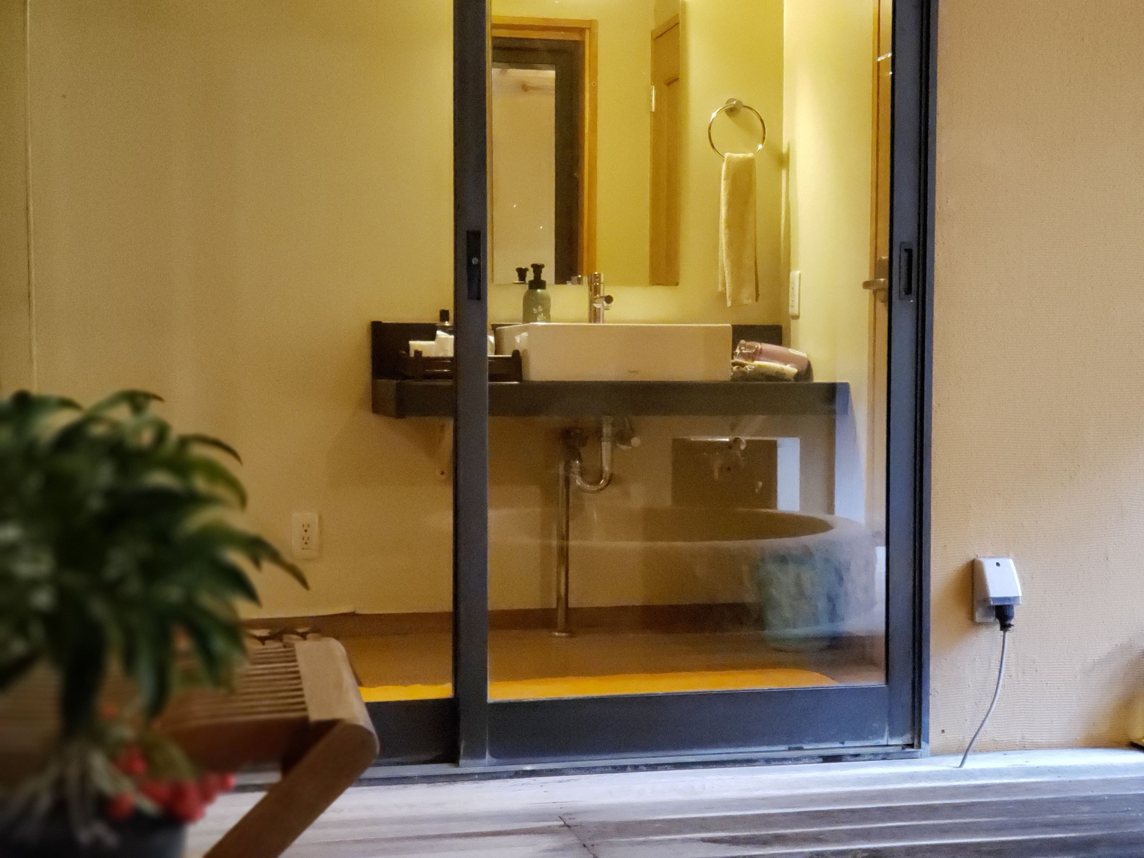 room with open-air bath, non smoking, annex(sakura) | bathroom | free toiletries, hair dryer, towels