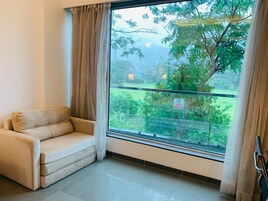 Premium bedding, desk, soundproofing, iron/ironing board