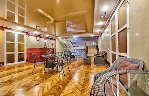 Sala de estar en el lobby