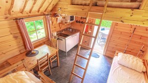 Cabin, Shared Bathroom (Härbre) | Laptop workspace, blackout drapes, cribs (surcharge) - Vimmerby Camping (Vimmerby)