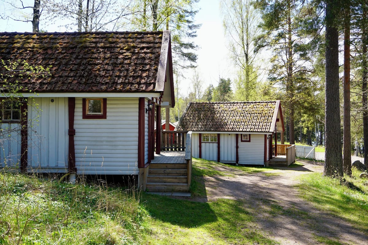 Ferienhütte, Gemeinschaftsbad (Ellen)