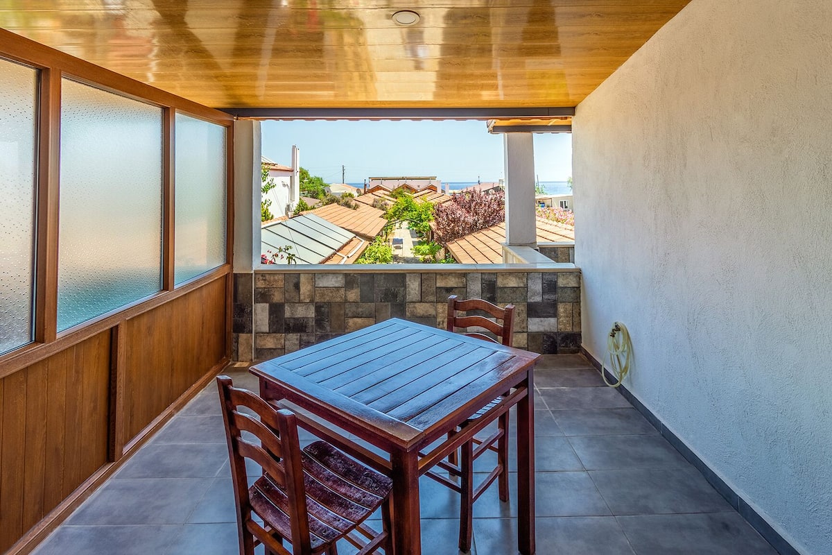 Habitación doble panorámica, vista al mar | Wifi gratis y ropa de cama