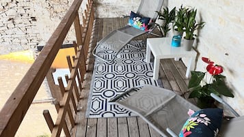 Habitació doble de luxe | Terrassa o pati