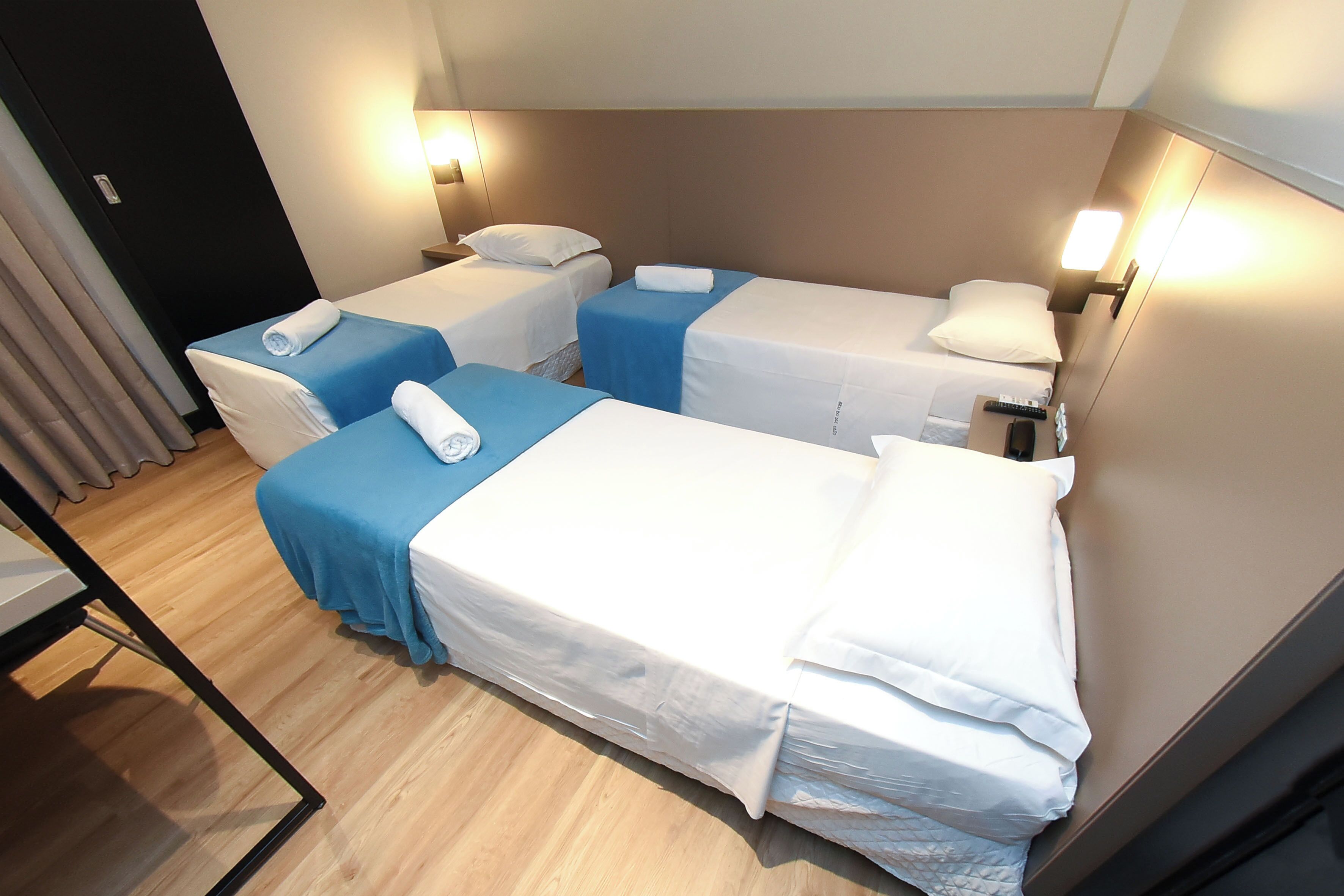 triple room | 1 bedroom, desk, laptop workspace, blackout curtains