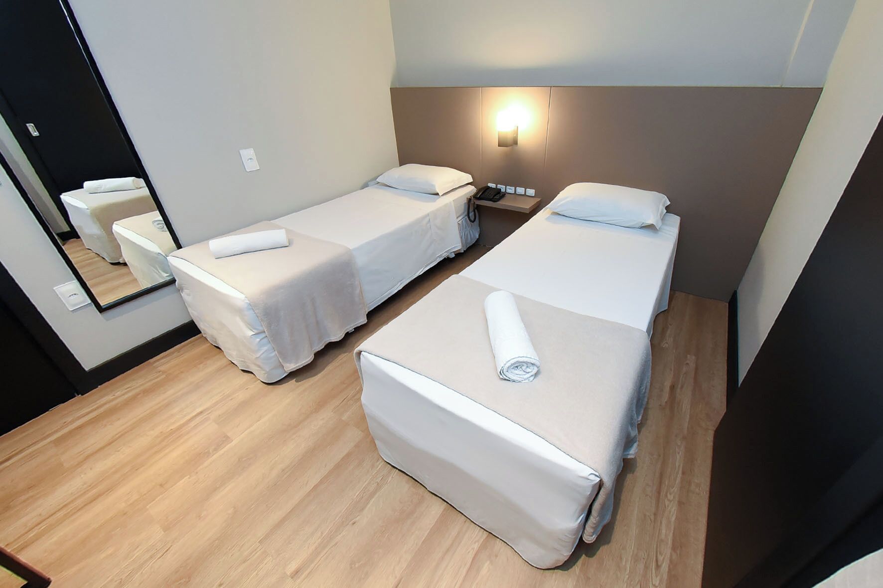 twin room | 1 bedroom, desk, laptop workspace, blackout curtains