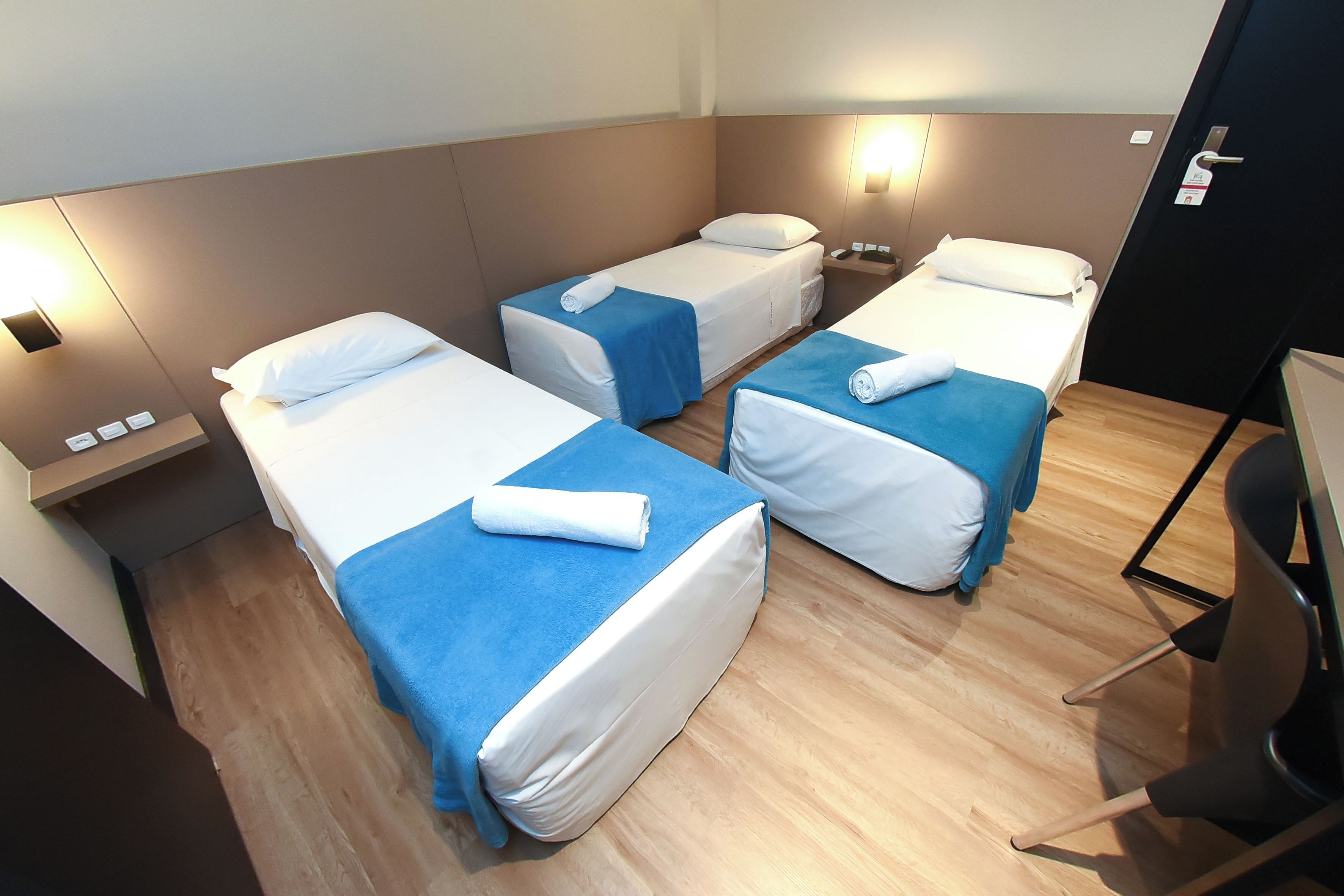 triple room | 1 bedroom, desk, laptop workspace, blackout curtains