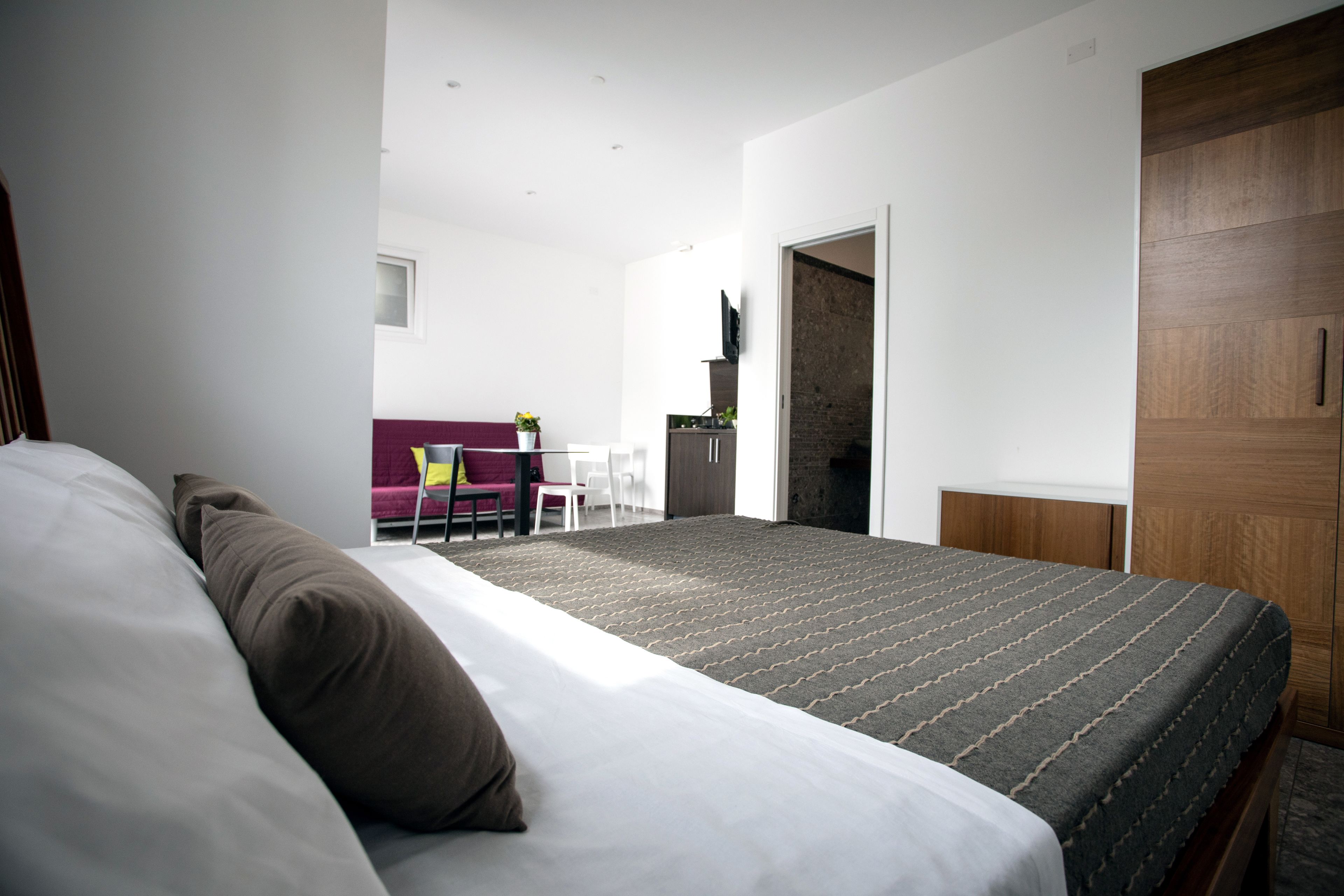 classic double room, kitchenette, patio | in-room safe, desk, soundproofing, cots/infant beds