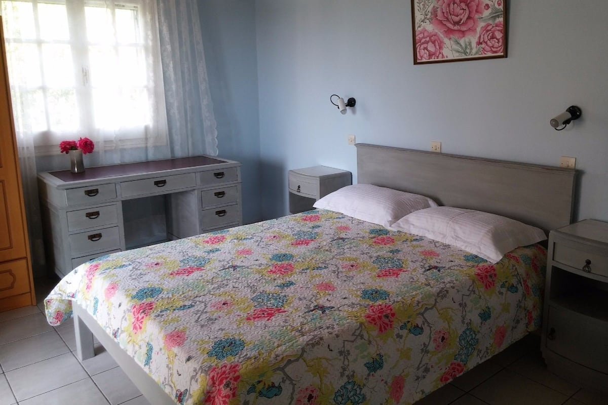 Appartement, meerdere bedden, toegankelijk voor mindervaliden, uitzicht op strand | 2 slaapkamers, een strijkplank/strijkijzer, gratis babybedden