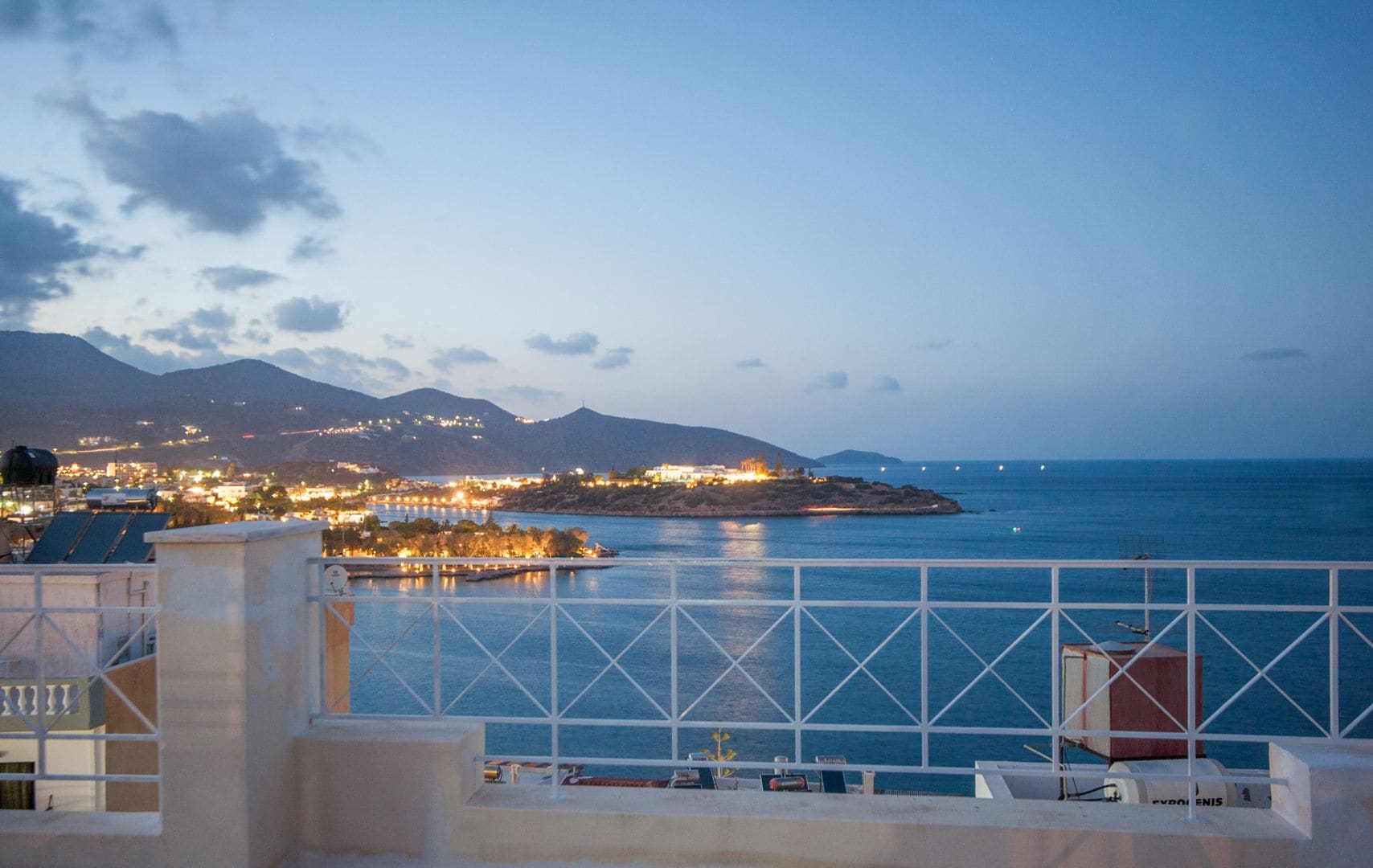 Blick von der Unterkunft