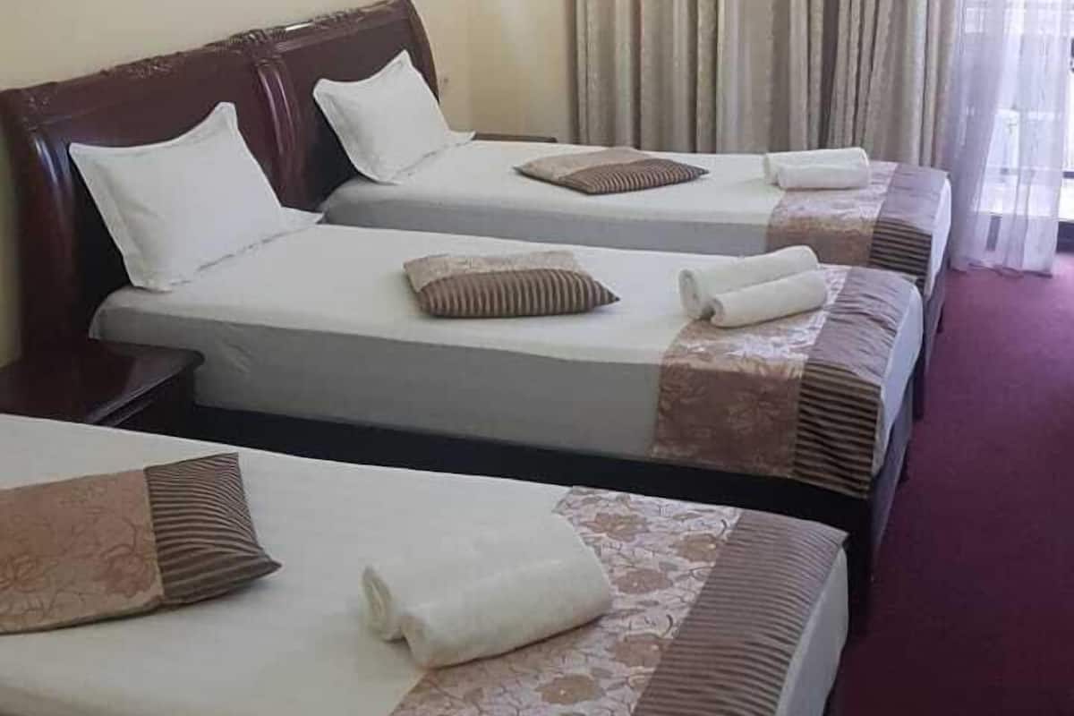 Triple Room | Peti besi dalam bilik, katil lipat simpan/tambahan, Wi-fi percuma