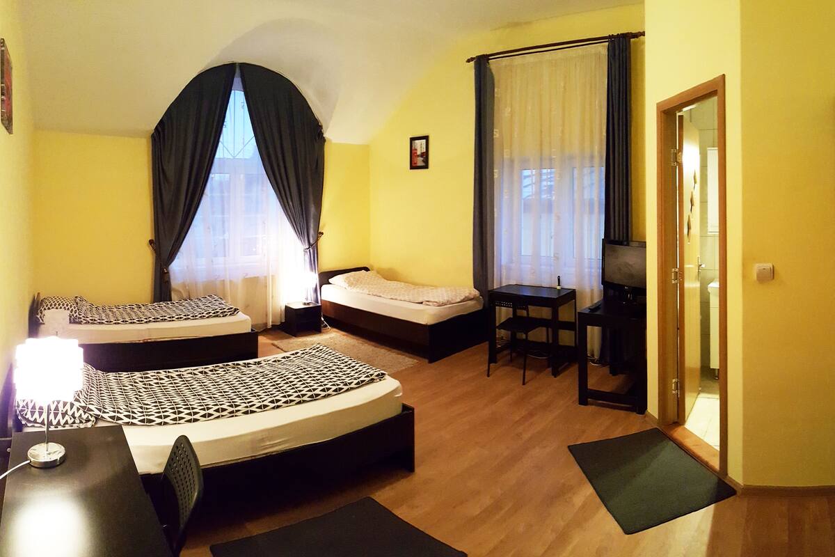 Deluxe Triple Room | Desk, soundproofing, iron/ironing board (on request), free WiFi