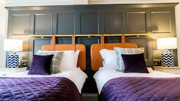 Egyptian cotton sheets, premium bedding, pillow-top beds, desk