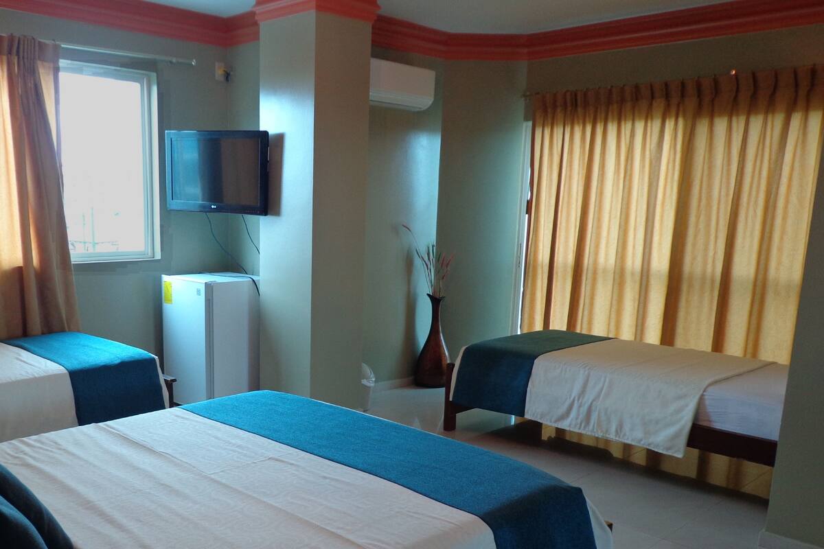 Family Quadruple Room, Multiple Beds, Non Smoking, Sea View | Egyptian cotton sheets, premium bedding, down comforters