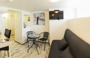 Family Quadruple Room, Private Bathroom (101) | Desk, blackout drapes, iron/ironing board, free cribs/infant beds - Guesthouse 77 (Eyrarbakki)