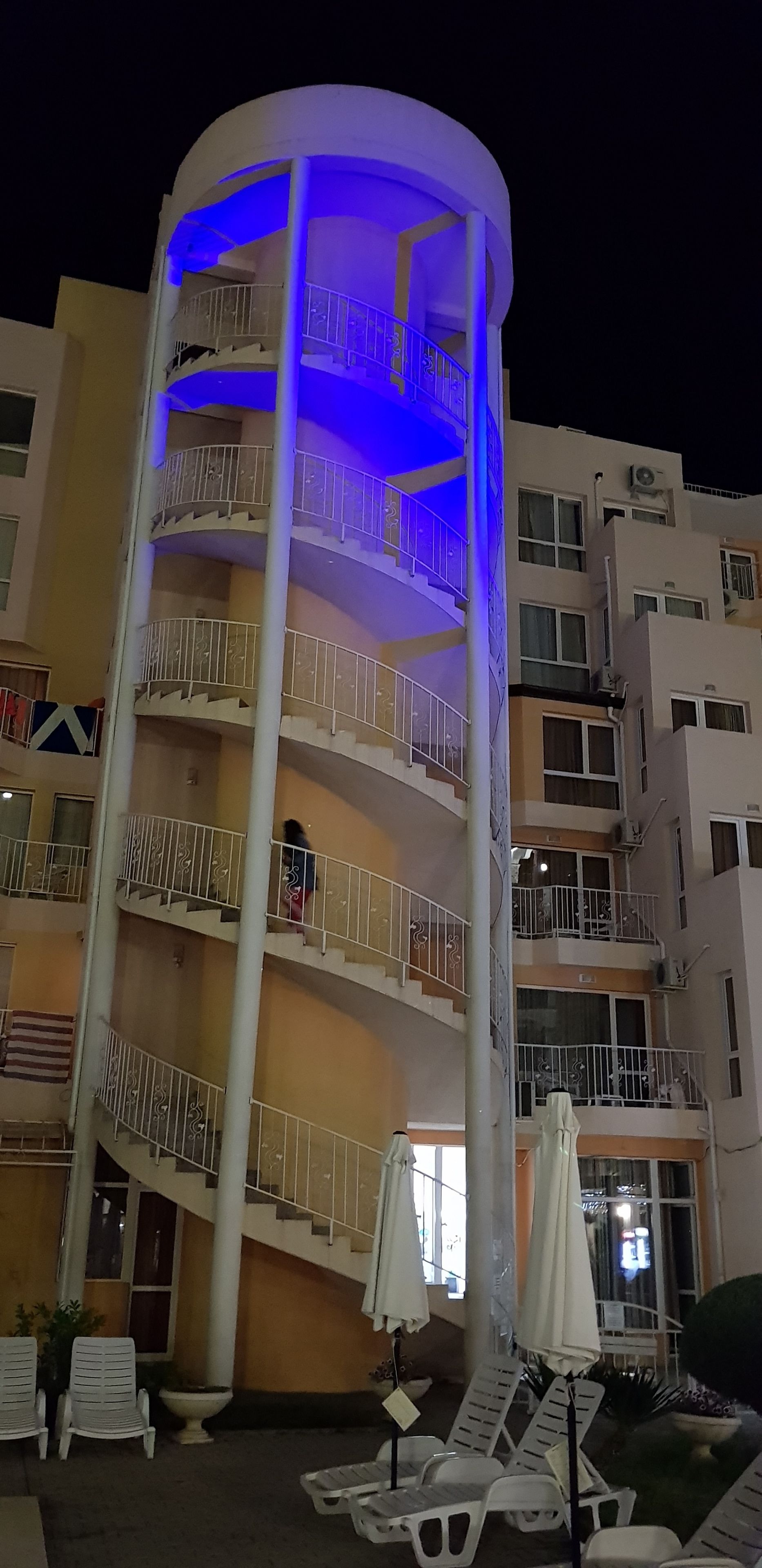 Front of property - evening/night