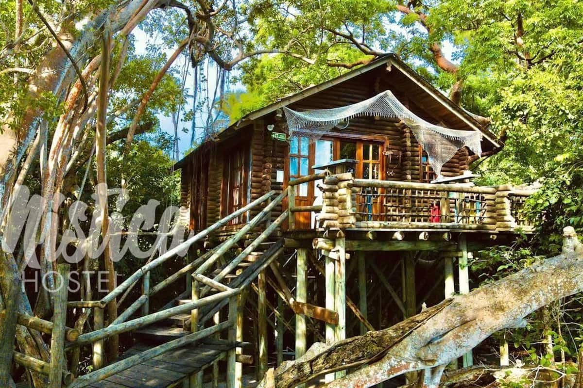 Casa de árbol exclusiva, dormitorio mixto, para no fumadores | Ropa de cama