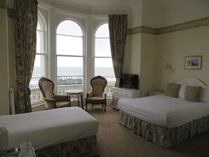 Luxury Double or Twin Room, Sea View (Luxury Bay Room 104) | Iron/ironing board, bed sheets, wheelchair access - ST. KILDA HOTEL (Llandudno)