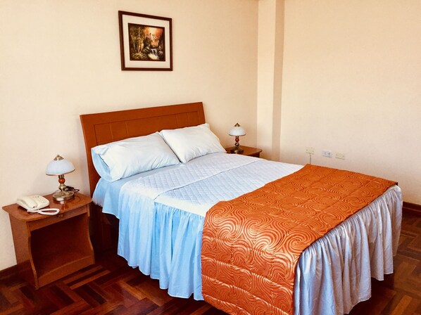 Wifi gratis y ropa de cama