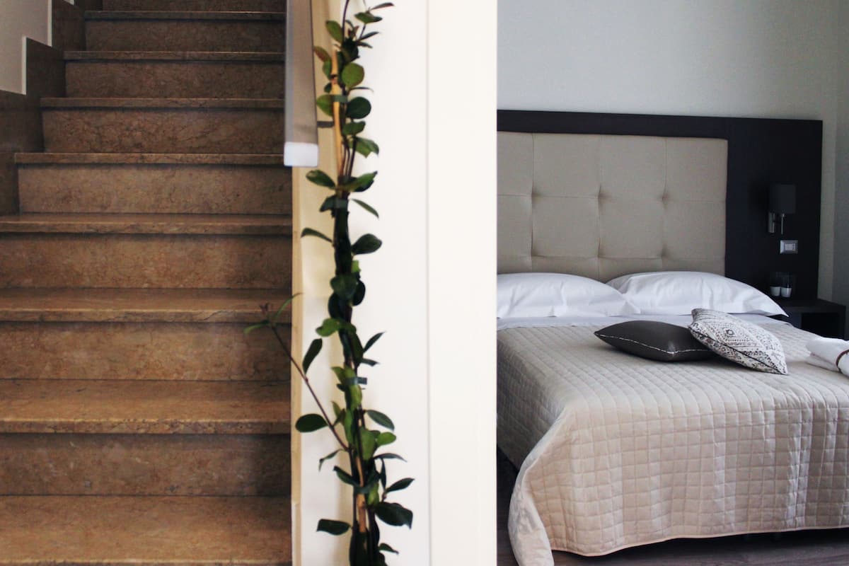 Double Room | Premium bedding, down comforters, in-room safe, desk