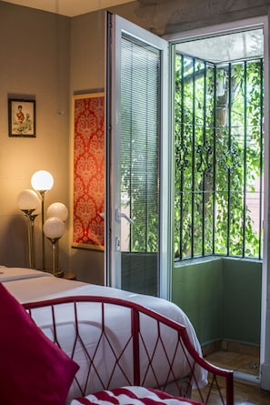 Junior suite, 1 kingsize bed, roken | Balkon
