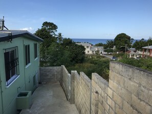 Vue sur le paysage depuis l’hébergement 