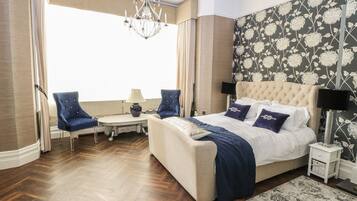 Luxury House, Multiple Beds, Accessible, Garden View | Premium bedding, blackout drapes, iron/ironing board, bed sheets