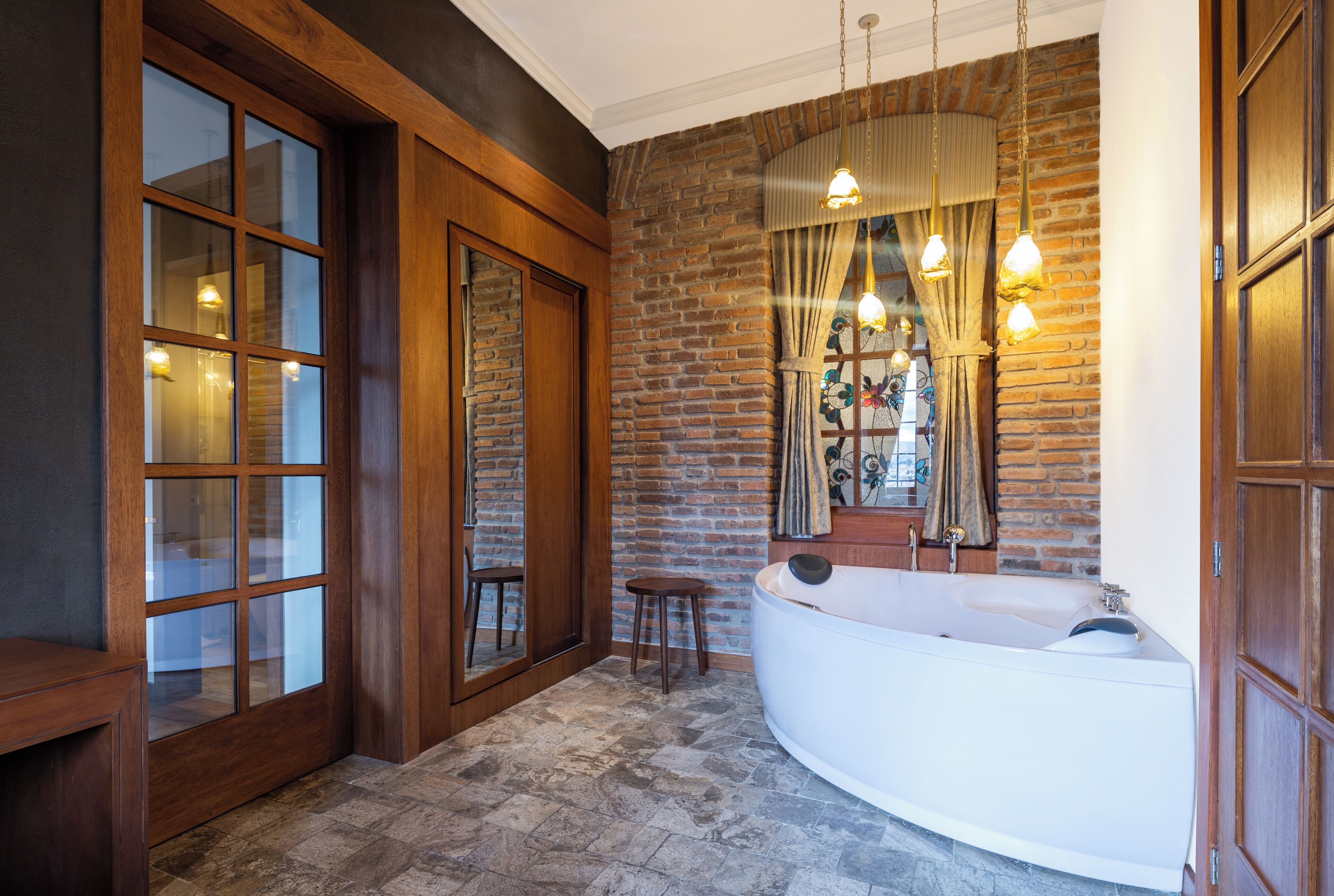 luxury room, 1 king bed, city view | bathroom | free toiletries, hair dryer, bathrobes, slippers