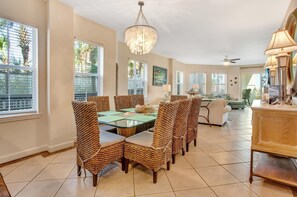 Dining - BEACHFRONT l PRIVATE BEACH l 1ST FLOOR CONVENIENCE, WALKOUT TO POOL DECK (Santa Rosa Beach)