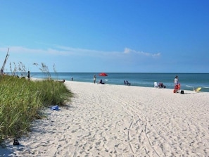 Sun loungers, beach towels