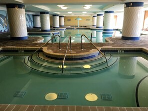 Indoor pool, outdoor pool