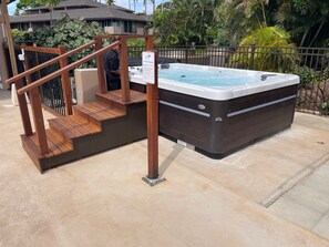 Idromassaggio all'aperto