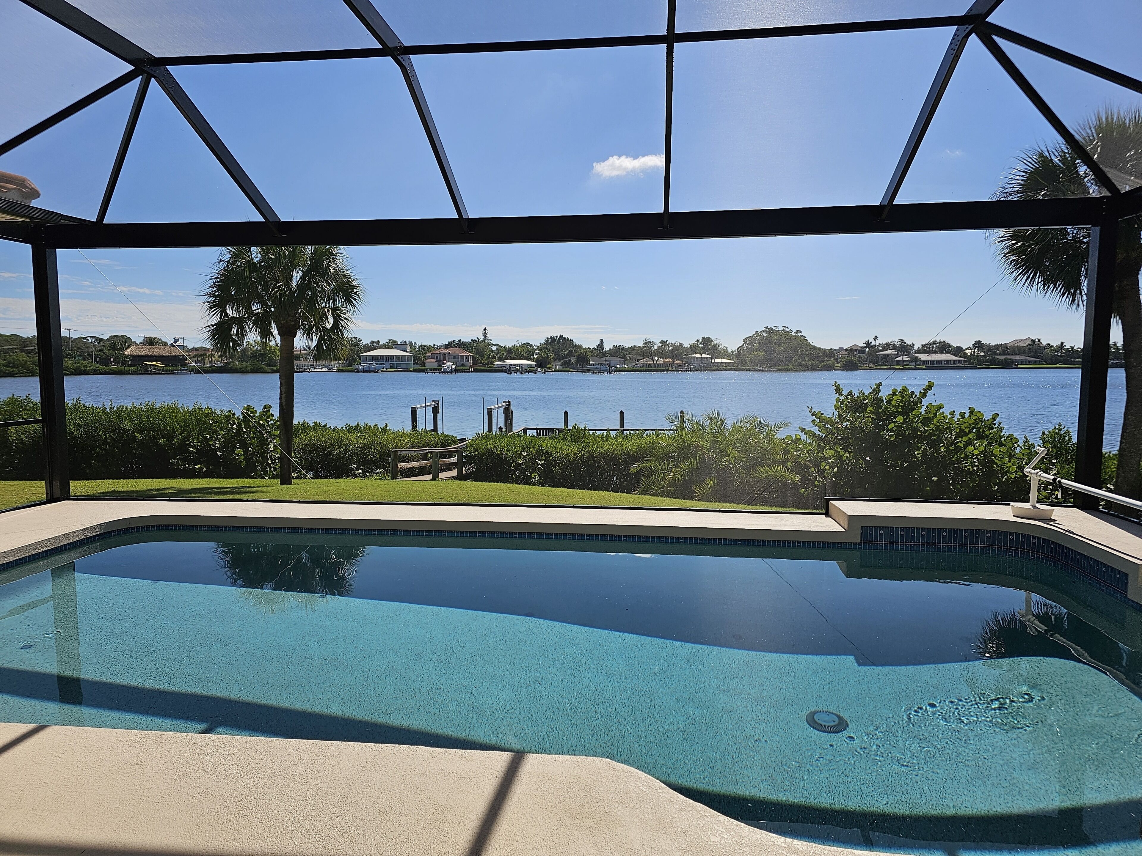 Bayfront House with Amazing Views-New Pool Enclosure and Heated Pool + Boat Dock