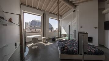 1 bedroom, desk, soundproofing, iron/ironing board