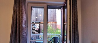 Villavijverzicht met balkon en uitzicht op de Frankenteich - Gohr-appartementen