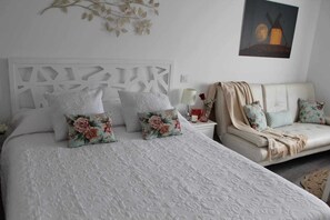 1 bedroom, iron/ironing board, travel crib, free WiFi