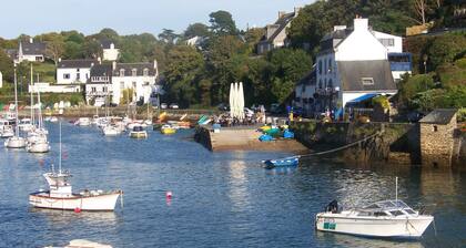 Freistehendes Haus, Südlage, av Garage und eingezäunter Garten, 350 m vom Strand entfernt (Finistere