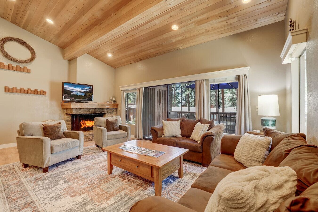 Televisor, llar de foc i videojocs 