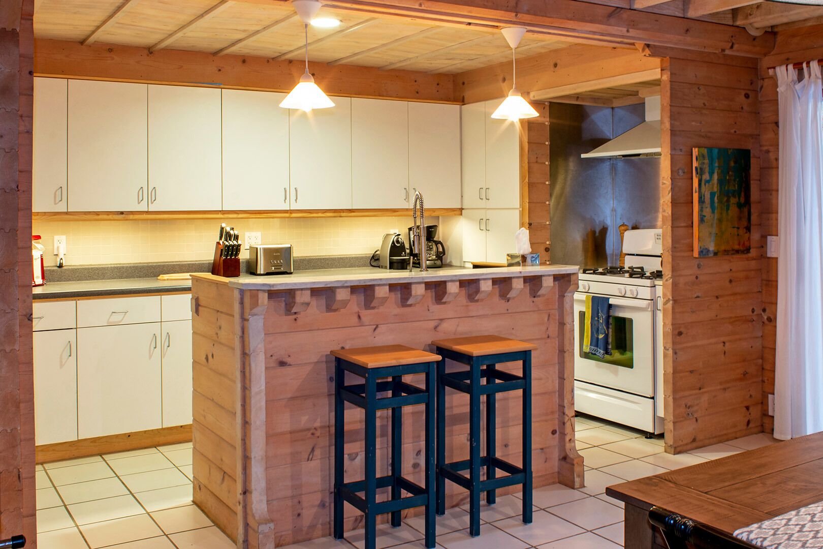 Twinberry Wood ~ Uniquely Charming Chalet Log Cabin on Wooded Hillside