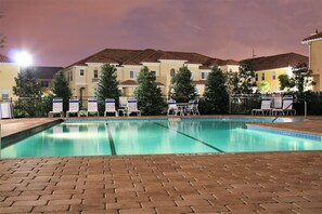 Una piscina riscaldata