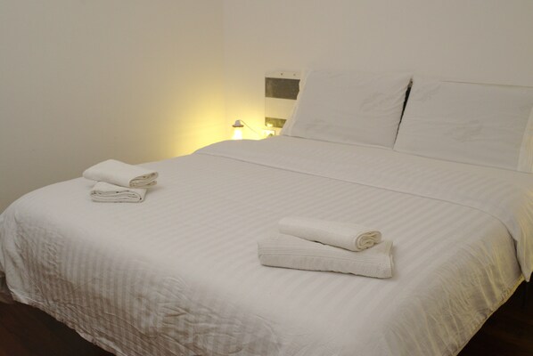 1 Schlafzimmer, Bügeleisen/Bügelbrett, kostenloses WLAN, Bettwäsche