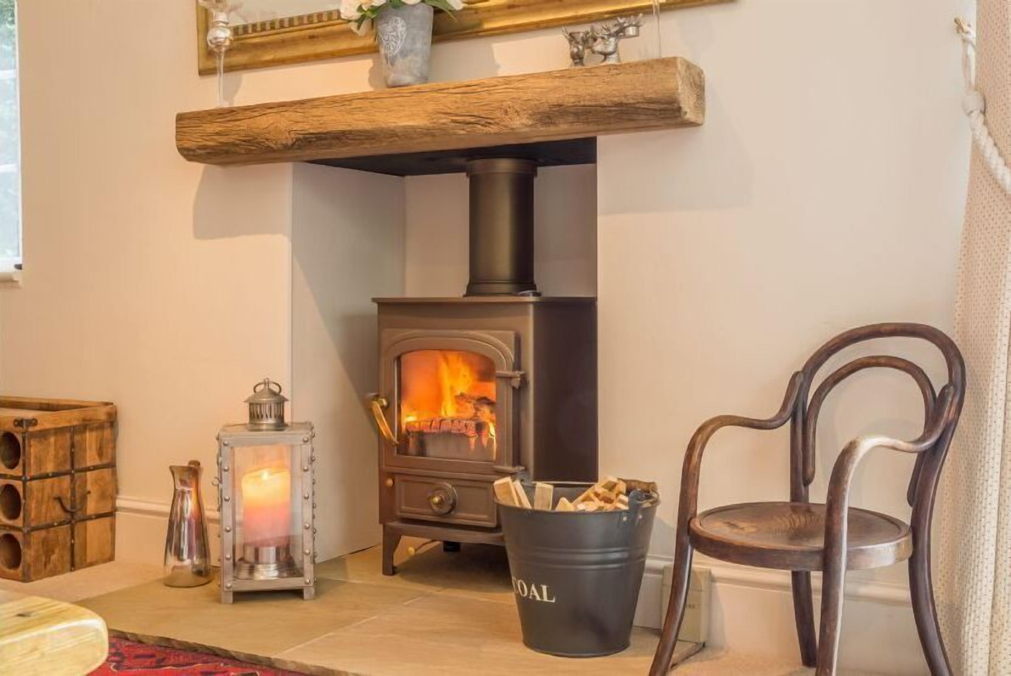 Ground floor: Lovely wood burning stove in the sitting room