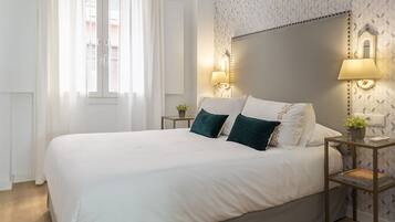 2 slaapkamers, een strijkplank/strijkijzer, wifi, beddengoed