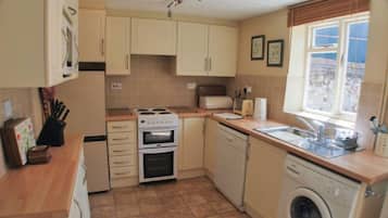 Microondas, lavavajillas y periquera