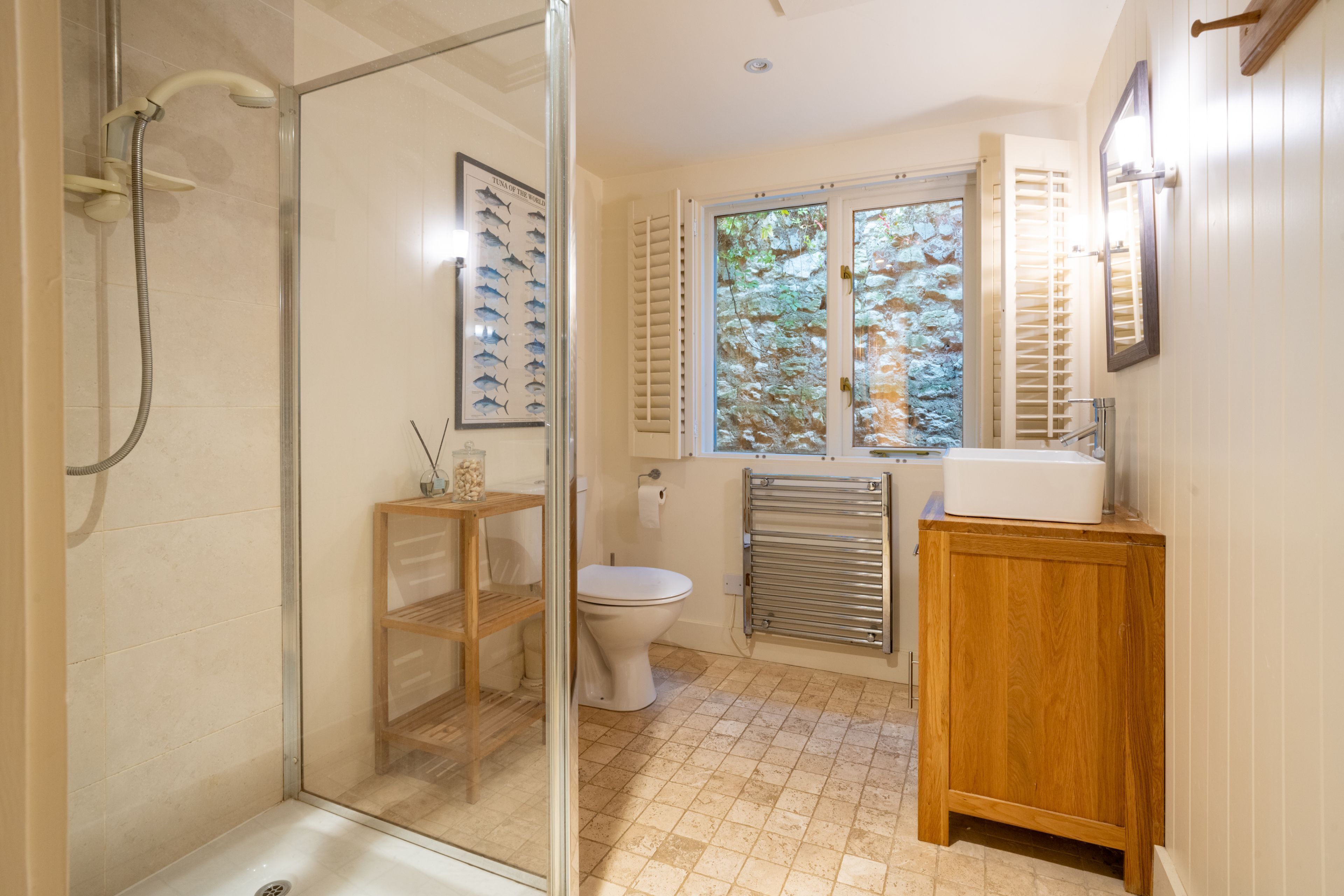 Shower room for the annexe