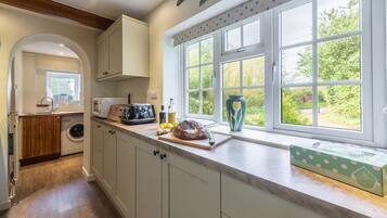 Microwave, dishwasher, highchair