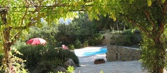 PrÚs de Vaison la Romaine villa piscine chauffée 4* vue sur mont Ventoux